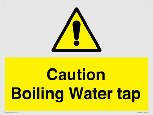 Caution Boiling Water Tap